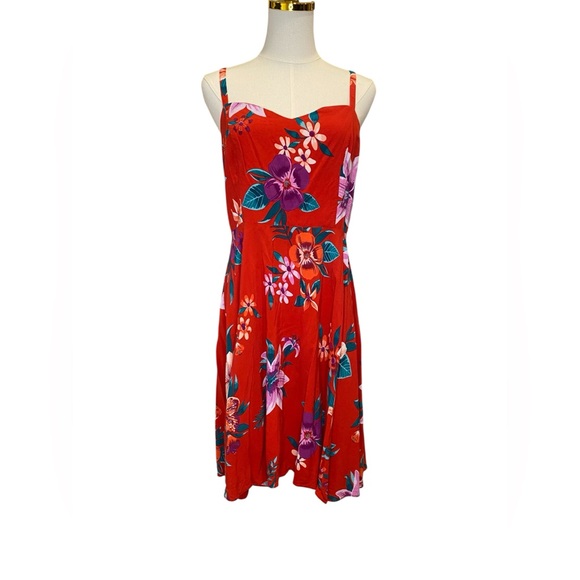 Old Navy Red and Blue Cami Sleeveless Sundress - Picture 1 of 6